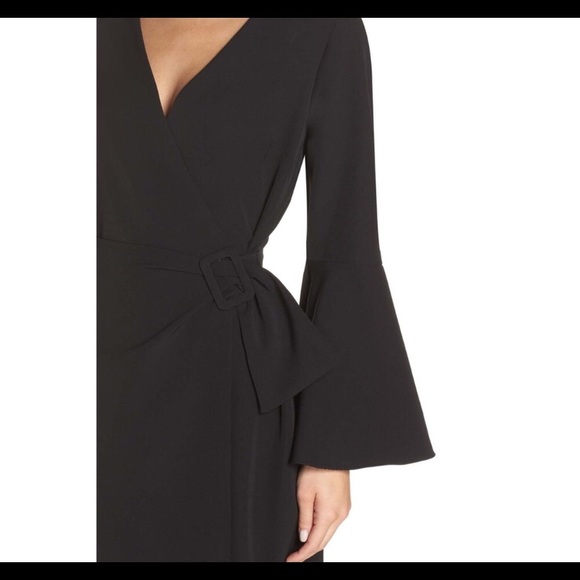 Sam Edelman Bell Sleeve Wrap Dress - Picture 4 of 7
